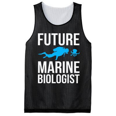 Future Marine Biologist Gift For Students Sea Life Mesh Reversible Basketball Jersey Tank