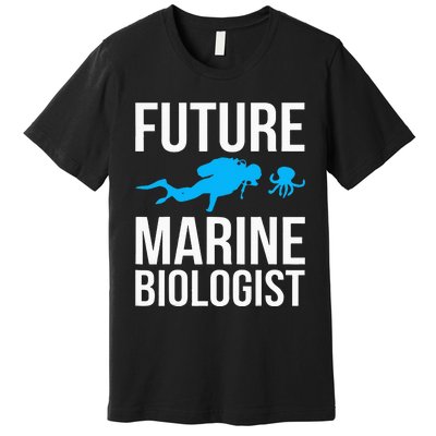 Future Marine Biologist Gift For Students Sea Life Premium T-Shirt