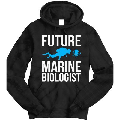 Future Marine Biologist Gift For Students Sea Life Tie Dye Hoodie