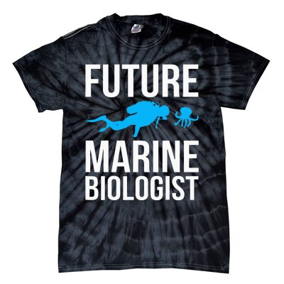 Future Marine Biologist Gift For Students Sea Life Tie-Dye T-Shirt