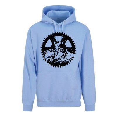 Funny Mountain Biking Art Mtb Mountain Biker Unisex Surf Hoodie