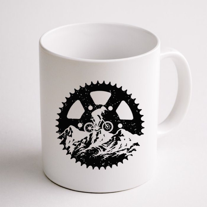 Funny Mountain Biking Art Mtb Mountain Biker Coffee Mug