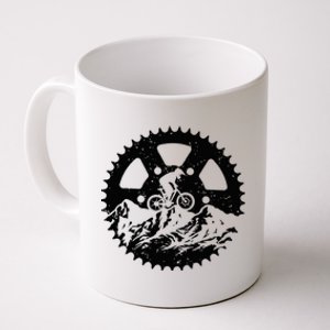 Funny Mountain Biking Art Mtb Mountain Biker Coffee Mug