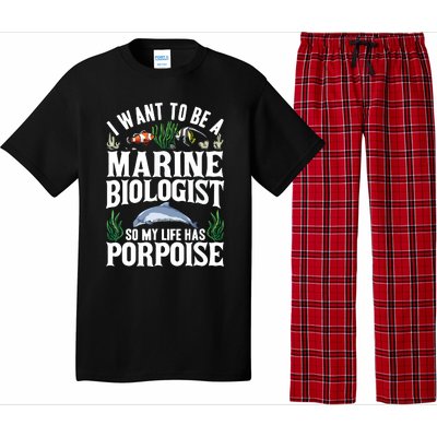 Future Marine Biology Gift Teens Cool Science Biologist Pajama Set