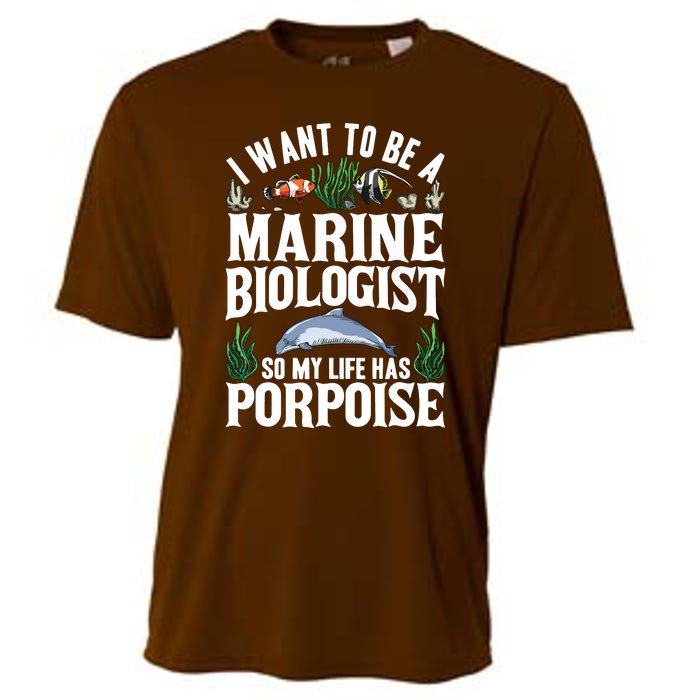 Future Marine Biology Gift Teens Cool Science Biologist Cooling Performance Crew T-Shirt