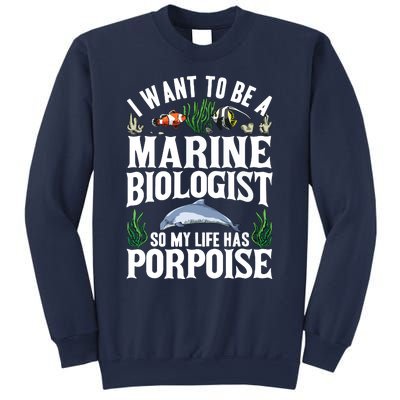 Future Marine Biology Gift Teens Cool Science Biologist Sweatshirt