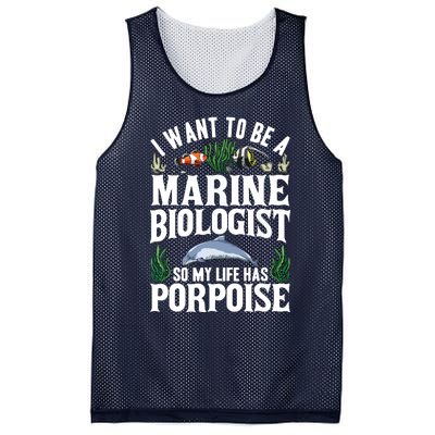 Future Marine Biology Gift Teens Cool Science Biologist Mesh Reversible Basketball Jersey Tank