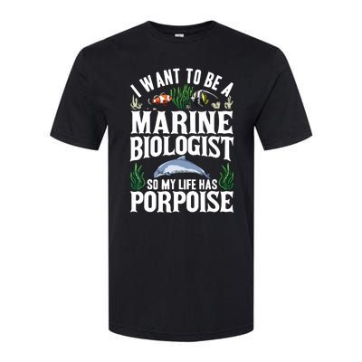 Future Marine Biology Gift Teens Cool Science Biologist Softstyle CVC T-Shirt