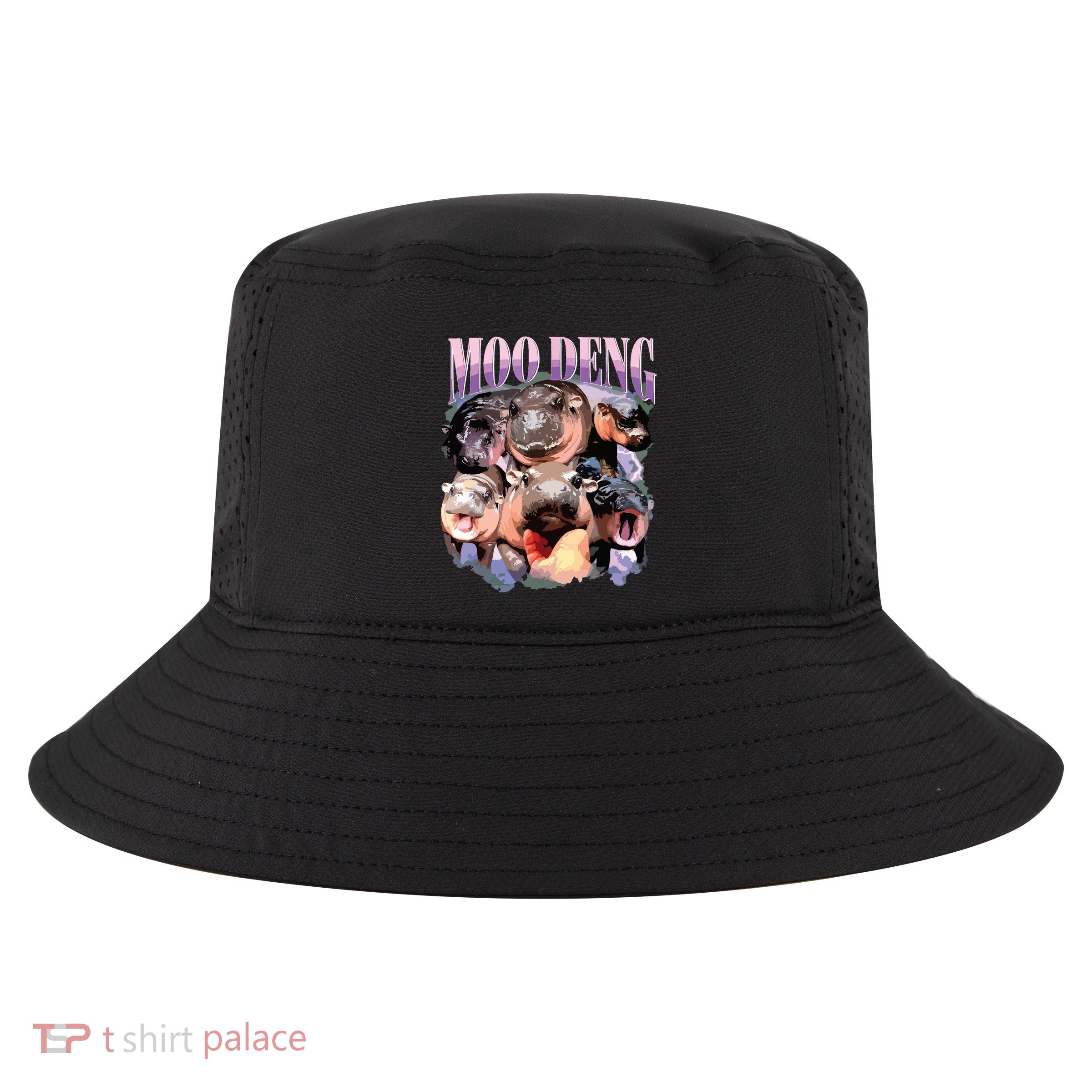Funny Moodeng Baby Pygmy Hippo Cute Zoo For Family Cool Comfort Performance Bucket Hat