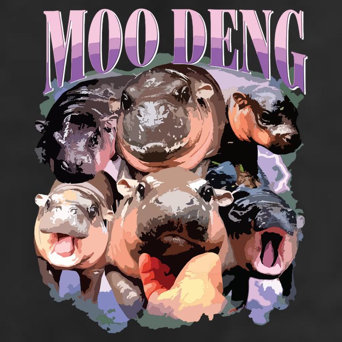 Funny Moodeng Baby Pygmy Hippo Cute Zoo For Family Cool Comfort Performance Bucket Hat