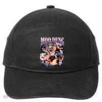 Funny Moodeng Baby Pygmy Hippo Cute Zoo For Family 7-Panel Snapback Hat