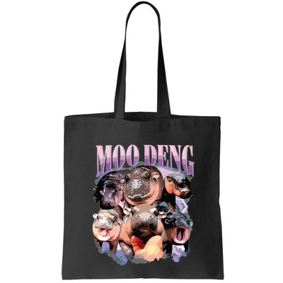 Funny Moodeng Baby Pygmy Hippo Cute Zoo For Family Bag