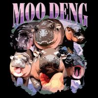 Funny Moodeng Baby Pygmy Hippo Cute Zoo For Family Wool Snapback Cap