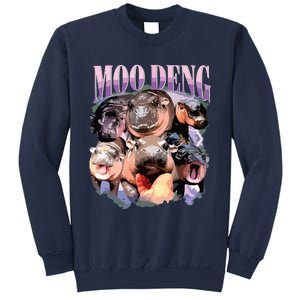 Funny Moodeng Baby Pygmy Hippo Cute Zoo For Family Sweatshirt