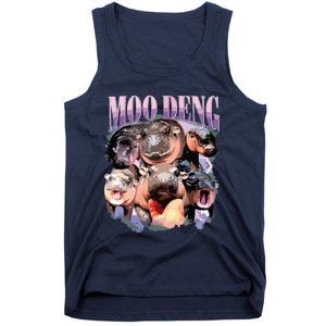 Funny Moodeng Baby Pygmy Hippo Cute Zoo For Family Tank Top