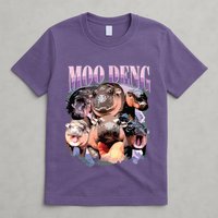Funny Moodeng Baby Pygmy Hippo Cute Zoo For Family T-Shirt