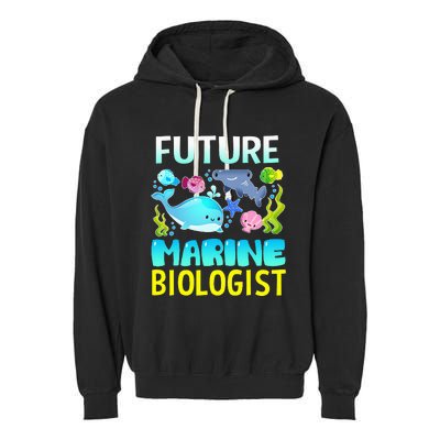 Future Marine Biologist Gifts Student Garment-Dyed Fleece Hoodie