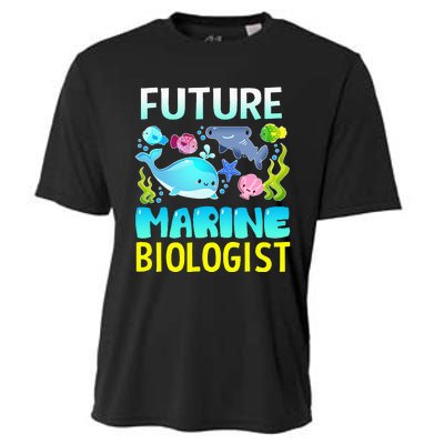 Future Marine Biologist Gifts Student Cooling Performance Crew T-Shirt