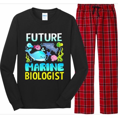 Future Marine Biologist Gifts Student Long Sleeve Pajama Set