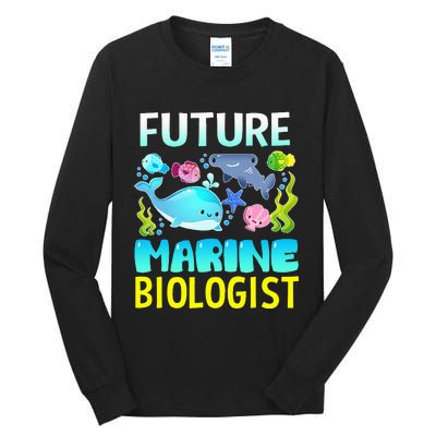 Future Marine Biologist Gifts Student Tall Long Sleeve T-Shirt