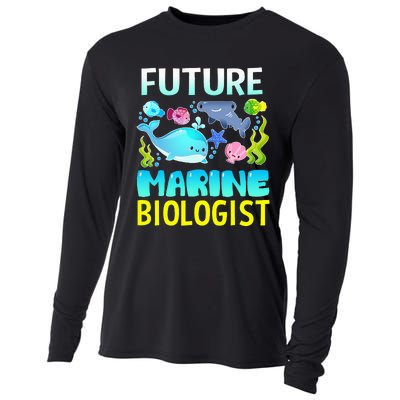 Future Marine Biologist Gifts Student Cooling Performance Long Sleeve Crew