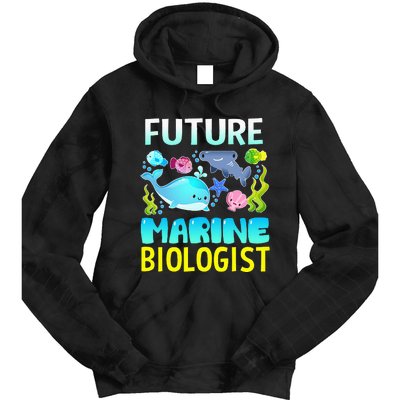 Future Marine Biologist Gifts Student Tie Dye Hoodie