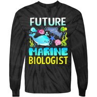 Future Marine Biologist Gifts Student Tie-Dye Long Sleeve Shirt