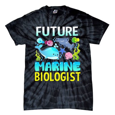 Future Marine Biologist Gifts Student Tie-Dye T-Shirt