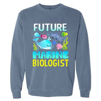 Future Marine Biologist Gifts Student Garment-Dyed Sweatshirt