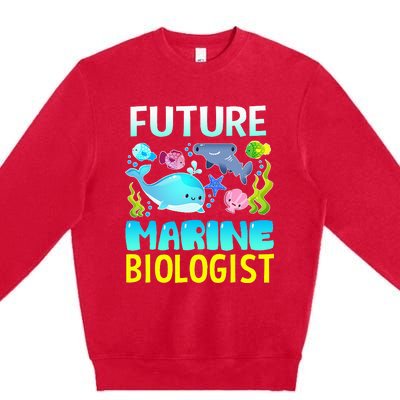 Future Marine Biologist Gifts Student Premium Crewneck Sweatshirt