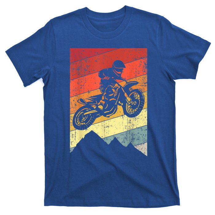 Funny Motocross Bike Vintage Dirtbike Gift Racing Retro Dirt Bike Gift T-Shirt