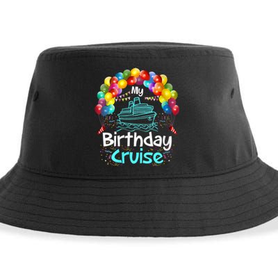 Festive My Birthday Cruise Sustainable Bucket Hat