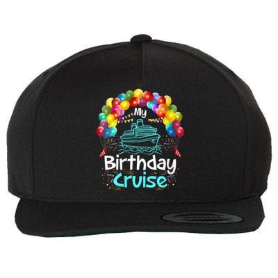 Festive My Birthday Cruise Wool Snapback Cap