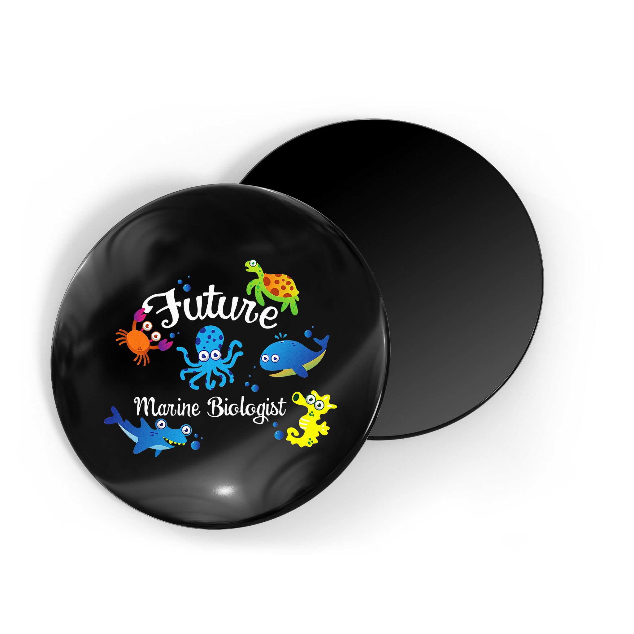 Future Marine Biologist Job Ocean Animal Lover Whale Turtle Magnet