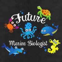 Future Marine Biologist Job Ocean Animal Lover Whale Turtle Hat