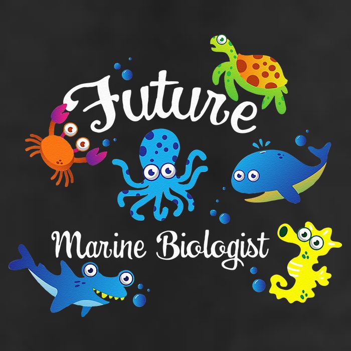 Future Marine Biologist Job Ocean Animal Lover Whale Turtle Hat