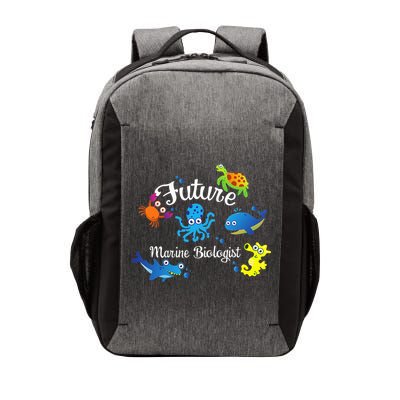 Future Marine Biologist Job Ocean Animal Lover Whale Turtle Vector Backpack