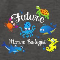 Future Marine Biologist Job Ocean Animal Lover Whale Turtle Vector Backpack