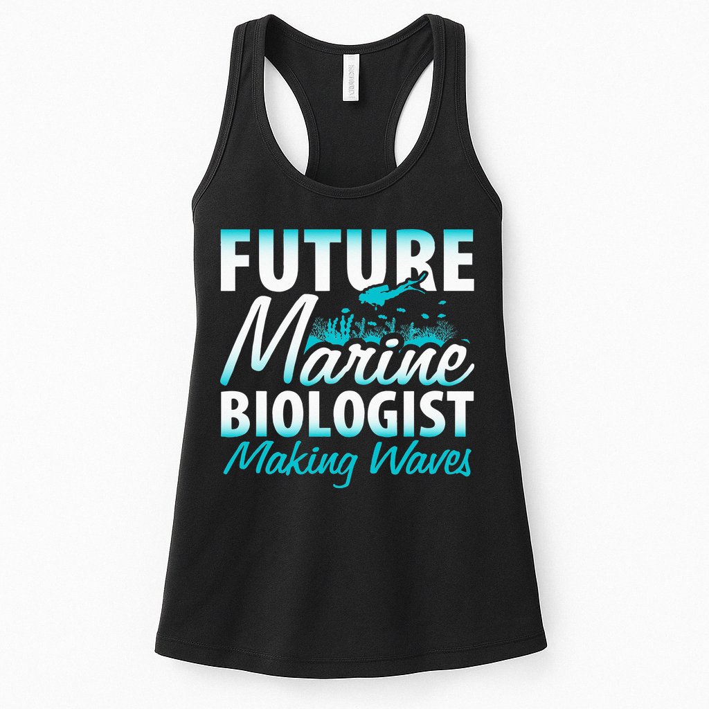 FUTURE MARINE BIOLOGIST MAKING WAVES Graduation Gift Womens Tank Top