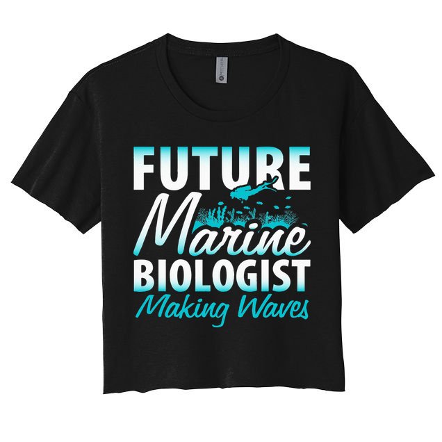FUTURE MARINE BIOLOGIST MAKING WAVES Graduation Gift Crop Top