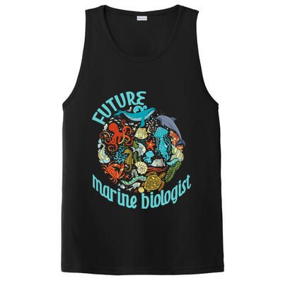 Future Marine Biologist Ocean Life Drawing Whale Octopus PosiCharge Competitor Tank