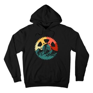 Funny Mountain Biking Art For MTB Mountain Biker Hoodie