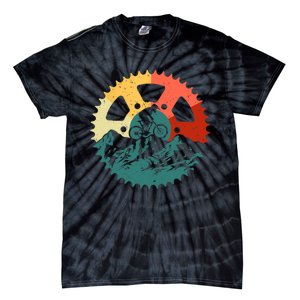 Funny Mountain Biking Art For MTB Mountain Biker Tie-Dye T-Shirt