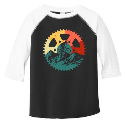 Funny Mountain Biking Art For MTB Mountain Biker Toddler Fine Jersey T-Shirt