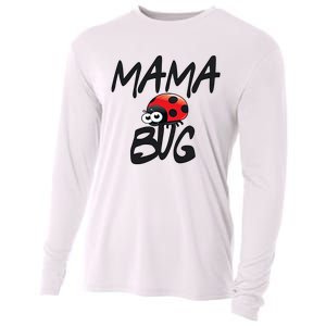 Funny Mama Bug Funny Mama Mother's Day Mom Life Gardener Cooling Performance Long Sleeve Crew