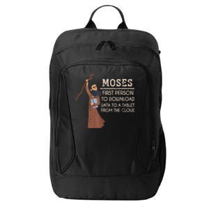 Faith Moses Bible Verse Funny Christian Prayer City Backpack