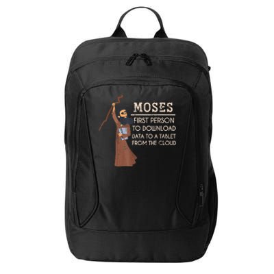 Faith Moses Bible Verse Funny Christian Prayer City Backpack