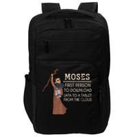 Faith Moses Bible Verse Funny Christian Prayer Impact Tech Backpack