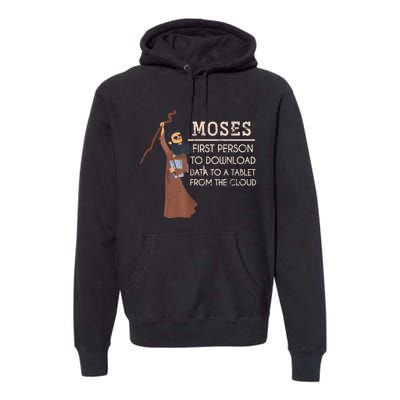 Faith Moses Bible Verse Funny Christian Prayer Premium Hoodie