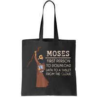 Faith Moses Bible Verse Funny Christian Prayer Tote Bag